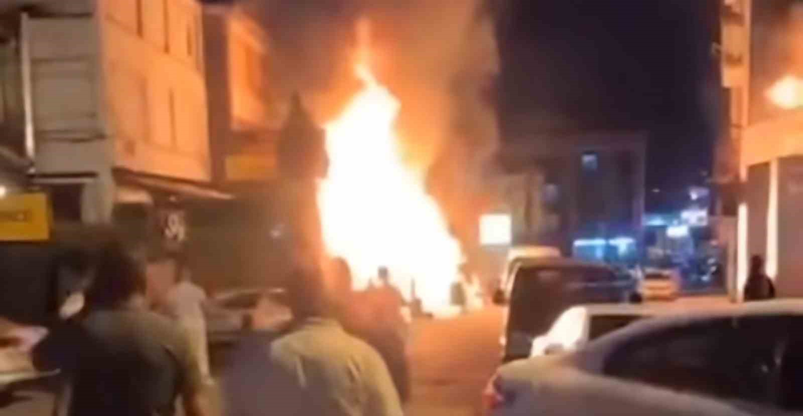 Kırşehir’de hırdavat dükkanında yangın: 1 yaralı