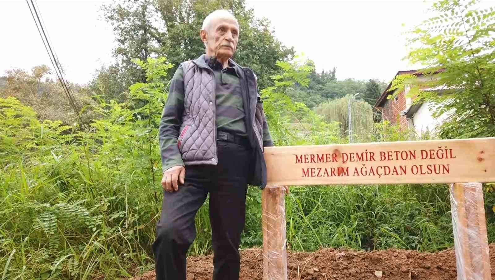 Ölümden sonra doğaya saygı: "Mezarım mermerden değil ağaçtan olsun"