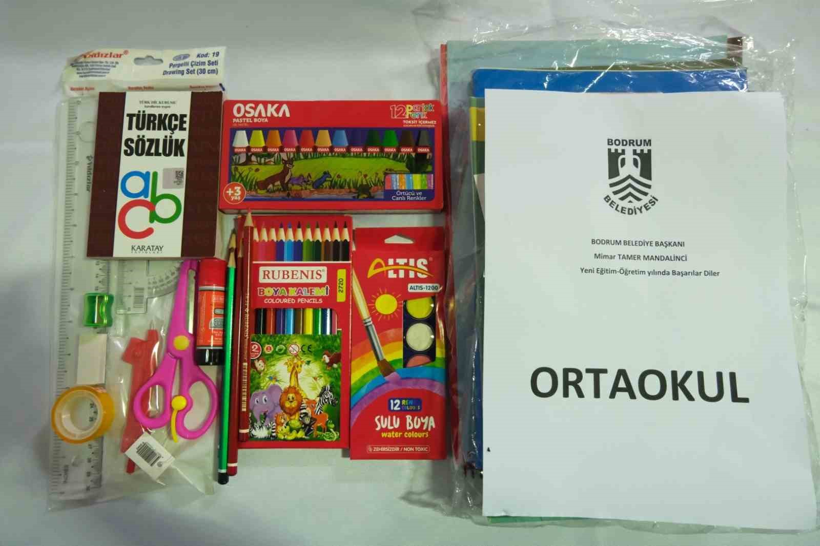 Bodrum Belediyesi&rsquo;nden &ouml;ğrencilere destek
