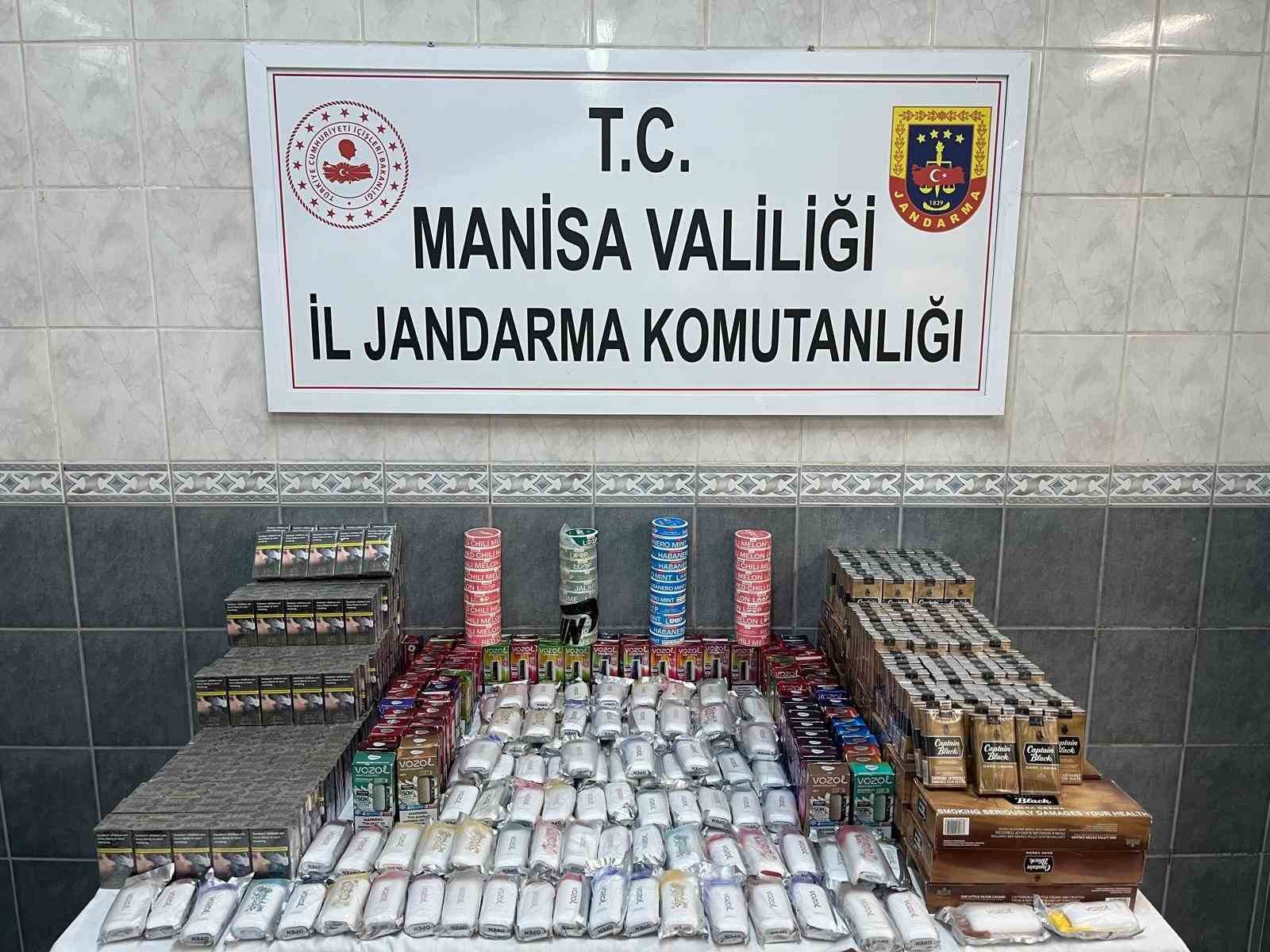 Manisa’da kaçak sigara ve elektronik sigara operasyonu