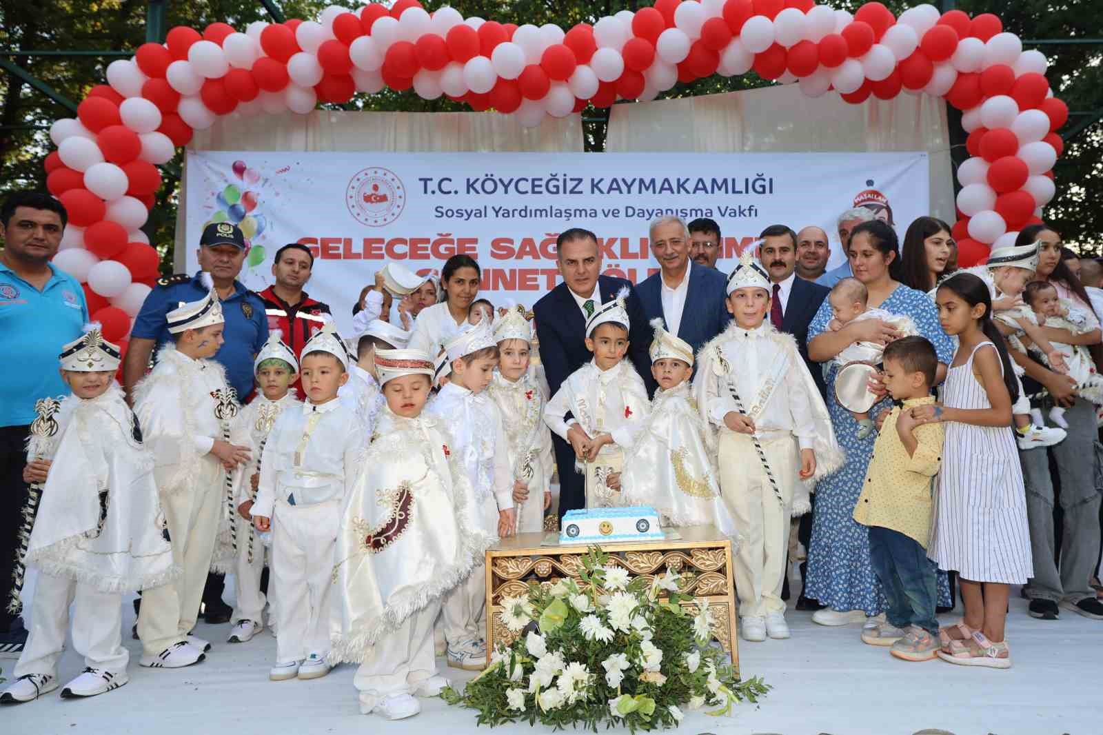 K&ouml;yceğiz Kaymakamlığı himayesinde s&uuml;nnet ş&ouml;leni
