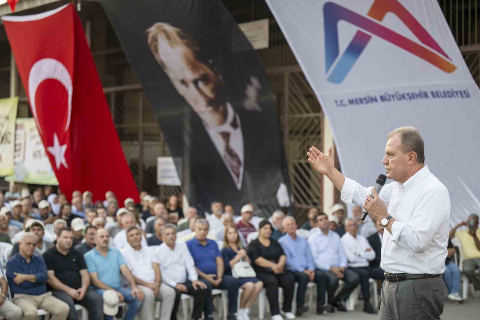 Başkan Se&ccedil;er, &uuml;reticilere destek t&ouml;renine katıldı
