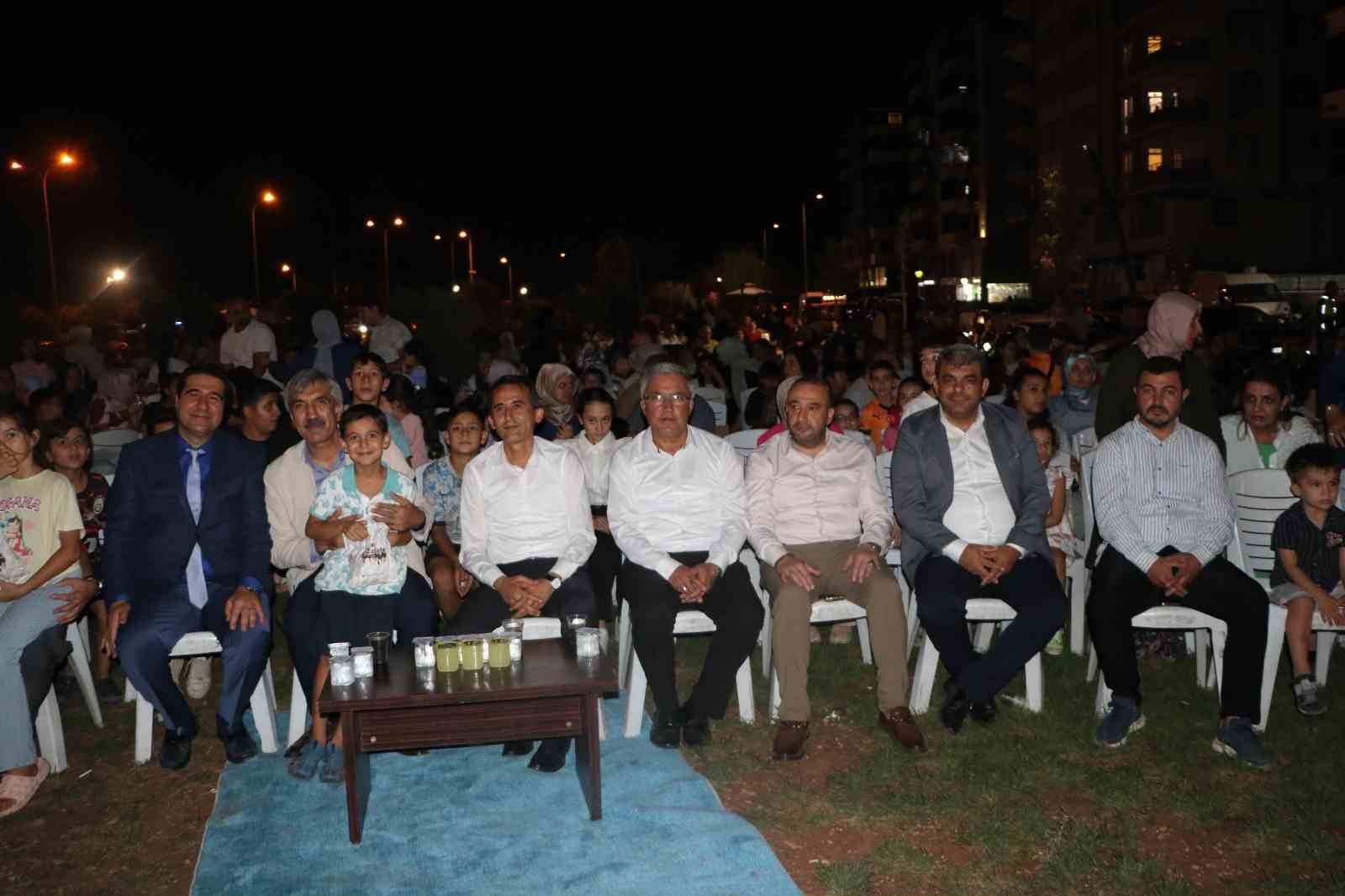 Kilis’te açık hava sineması etkinliği yoğun ilgi gördü