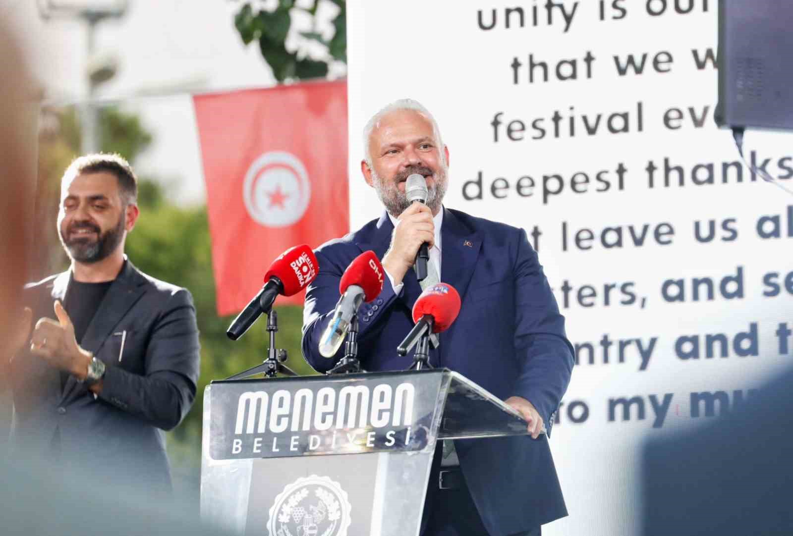 Uluslararası Menemen &Ccedil;&ouml;mlek Festivali&rsquo;ne g&ouml;rkemli a&ccedil;ılış
