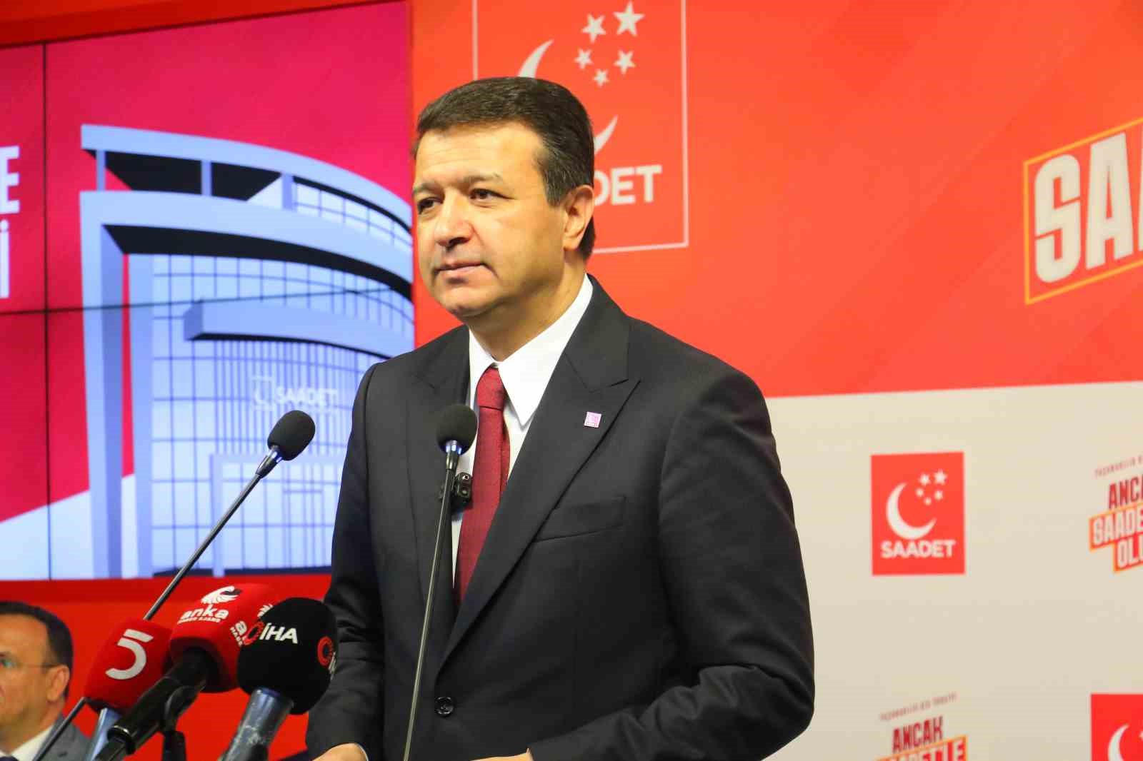 Saadet Partisi lideri Arıkan: "Masum vatandaşlarımız sokak ortasında yürüyemez hale geldi"