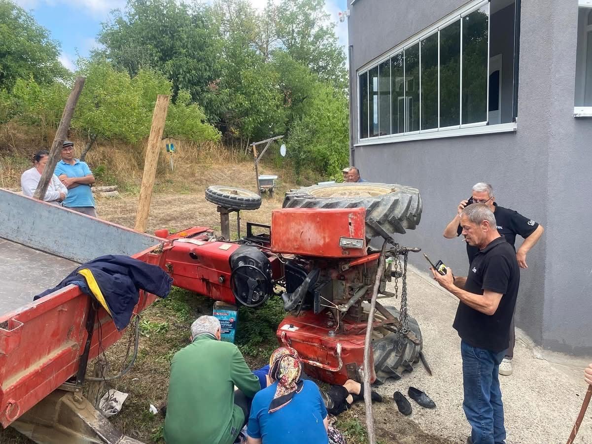 Kastamonu’da traktör kazası: 1 yaralı