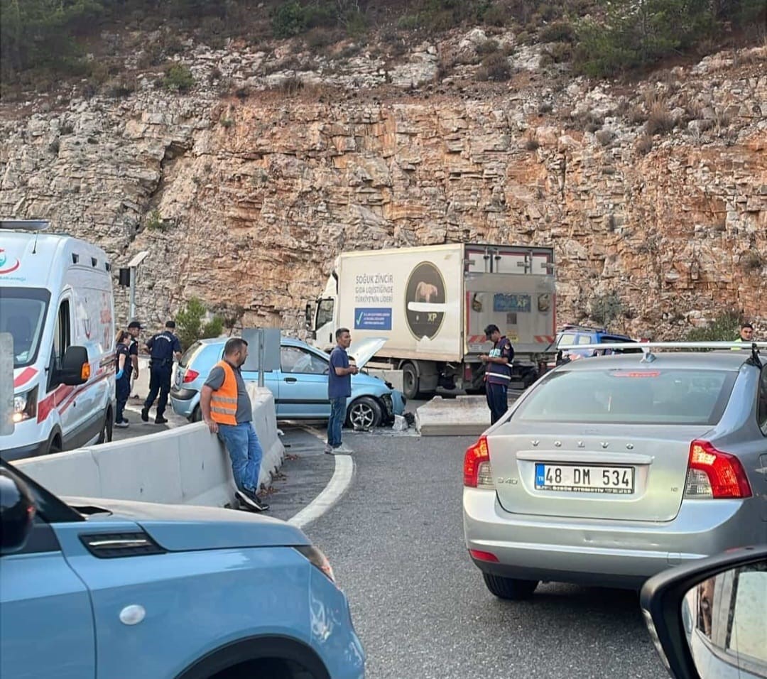 Muğla’da trafik kazası: 2 yaralı