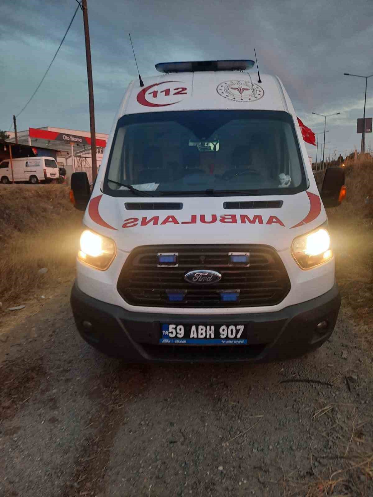 Muratlı’da motosiklet kazası: 1 yaralı
