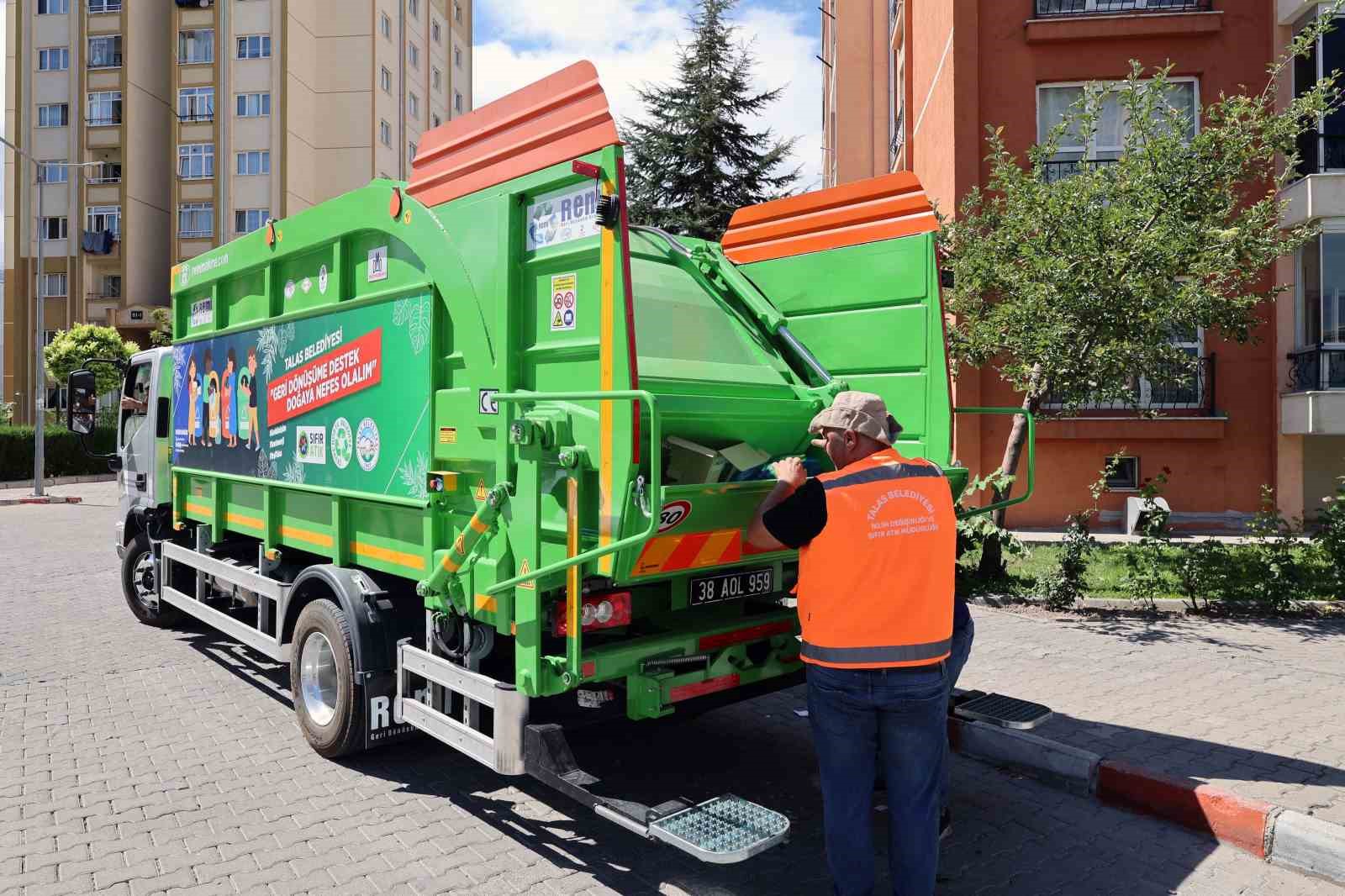 Talas Belediyesi’nden geri dönüşüm hamlesi
