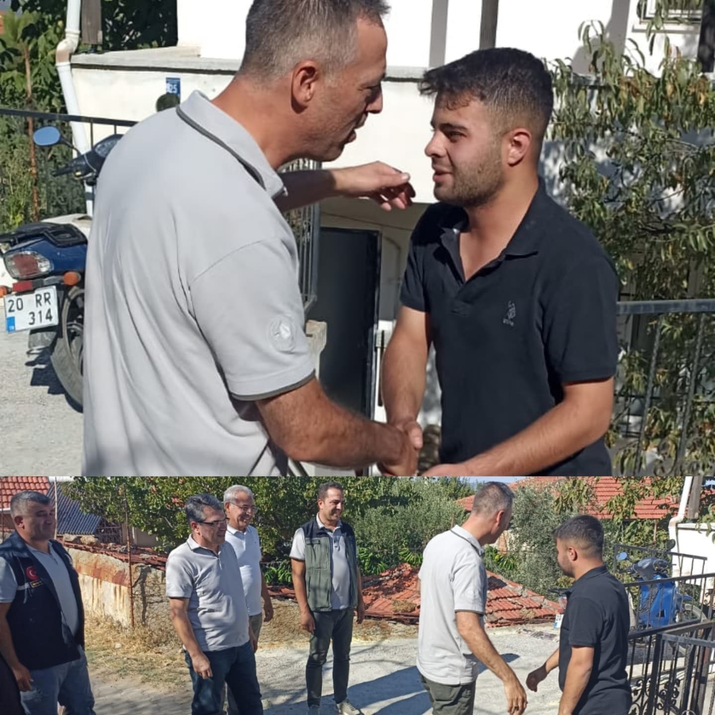 Orman Bölge Müdürü Köle, Buldan yangınıyla mücadele ederken yaralanan personeli ziyaret etti
