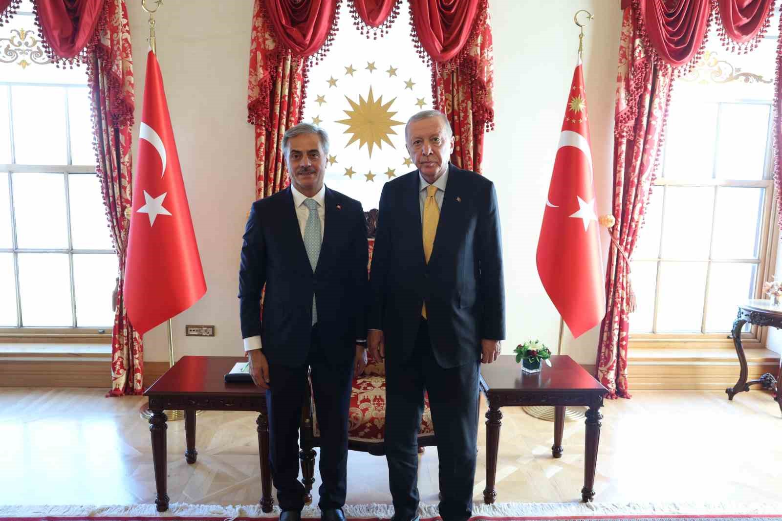 Başkan Alemdar, Cumhurbaşkanı Erdoğan’la görüşmesinin detaylarını paylaştı