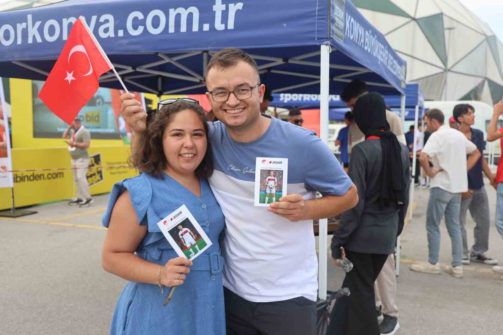 Konya&rsquo;da mili ma&ccedil; heyecanı
