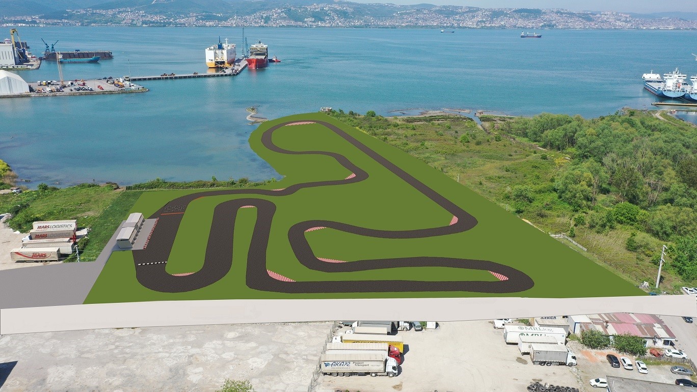 Sahile motorcu eğitim pisti geliyor, ilk kazma vuruldu