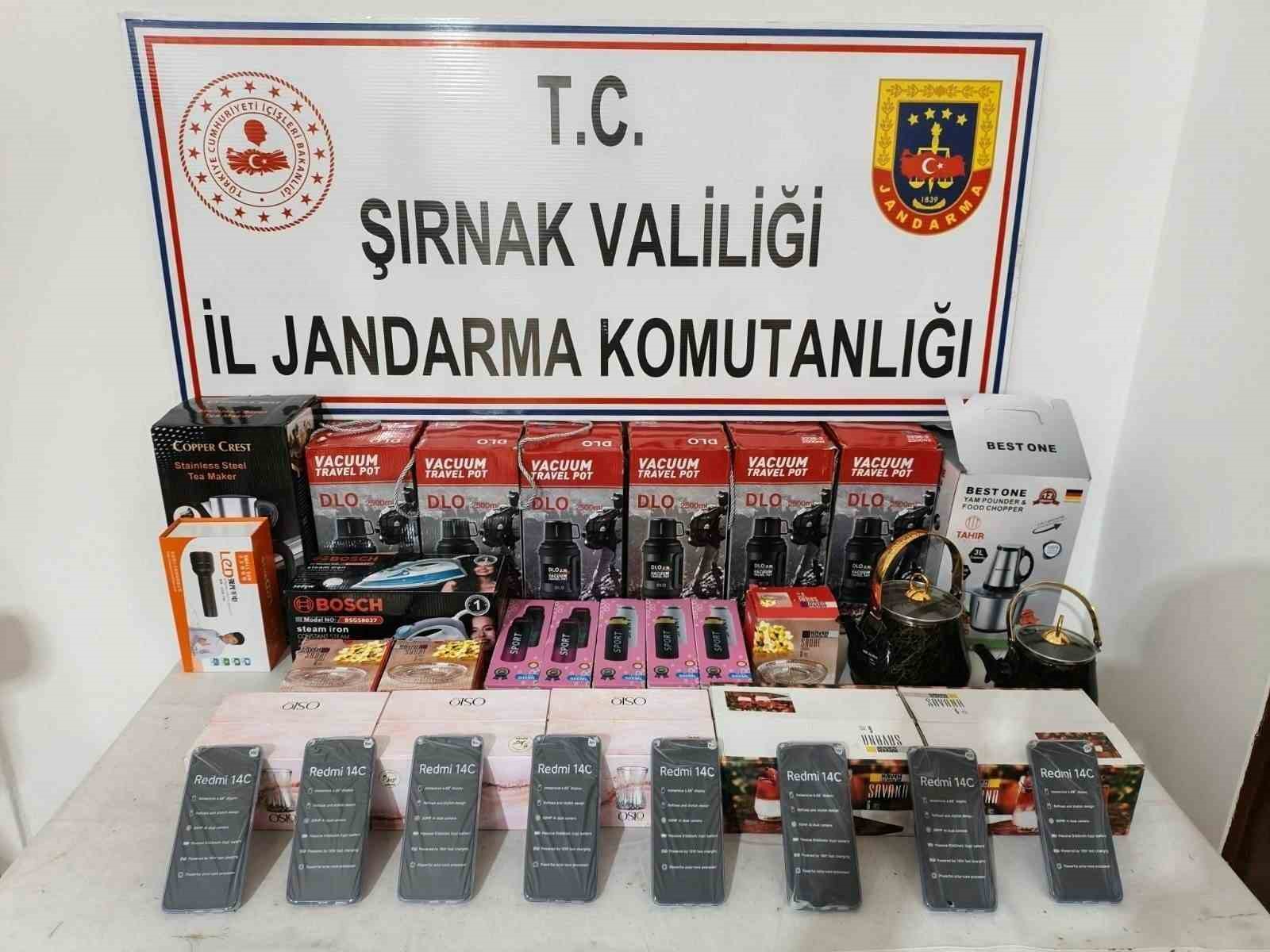 Şırnak’ta 12 milyon liralık kaçak malzeme ele geçirildi