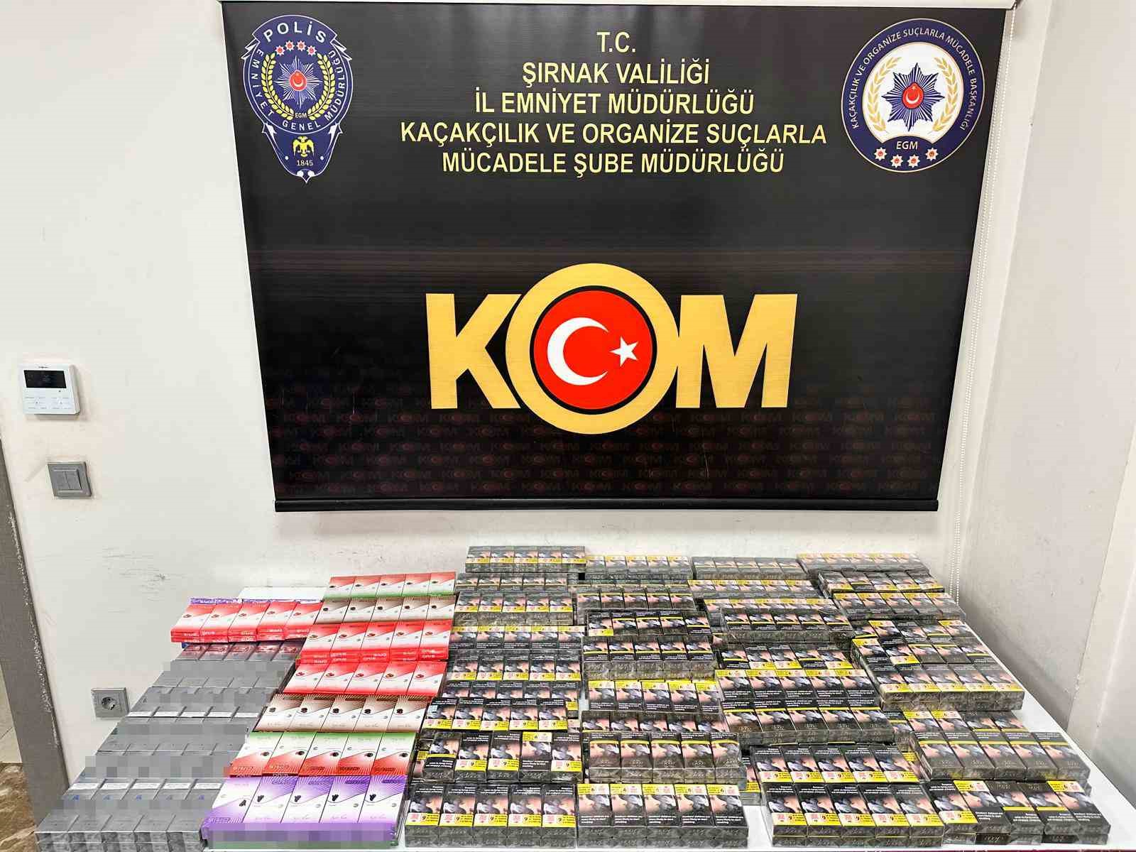 Şırnak’ta narkotik, kaçakçılık ve asayiş operasyonu