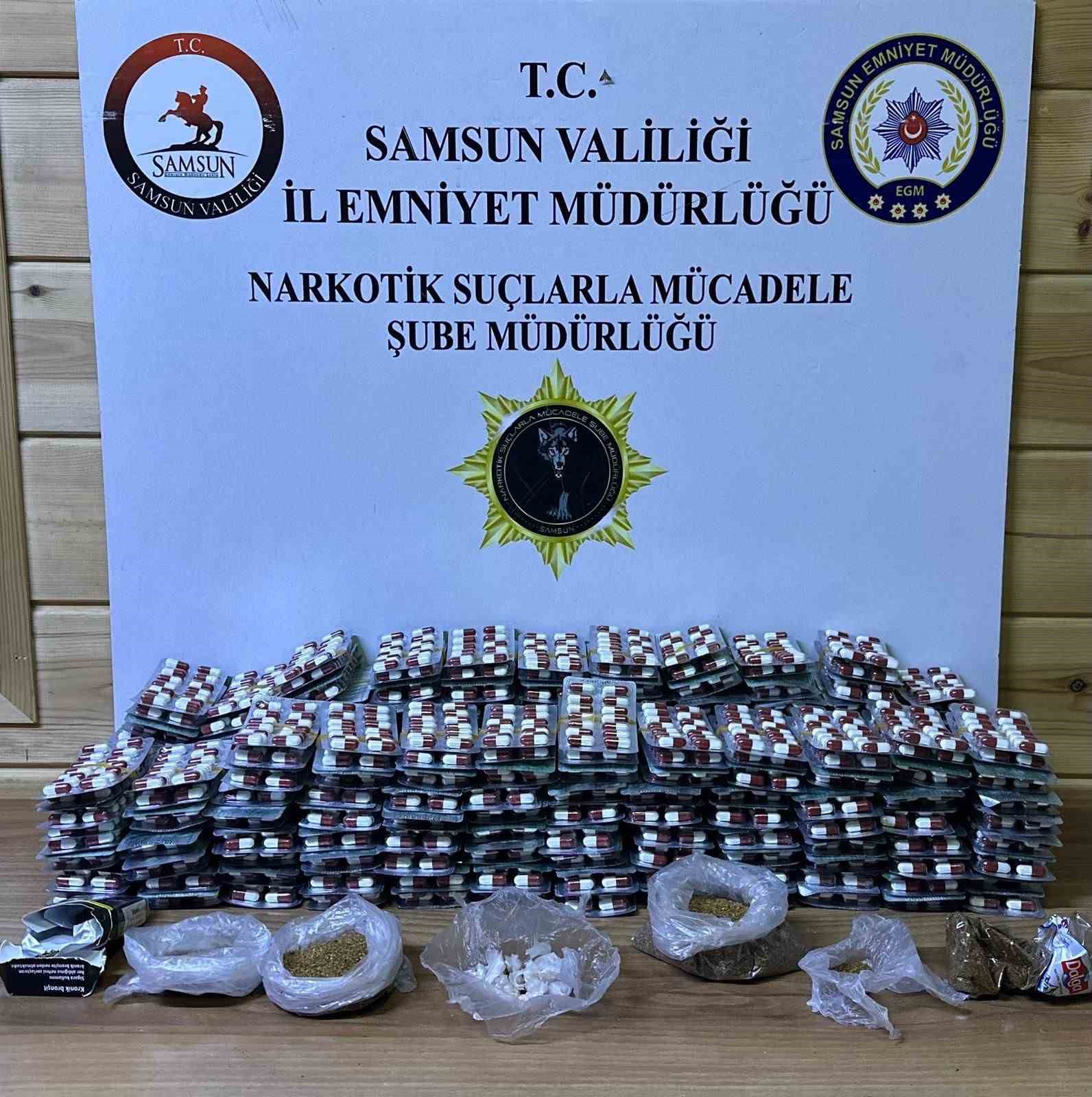 Samsun’da uyuşturucu operasyonu: 3 gözaltı