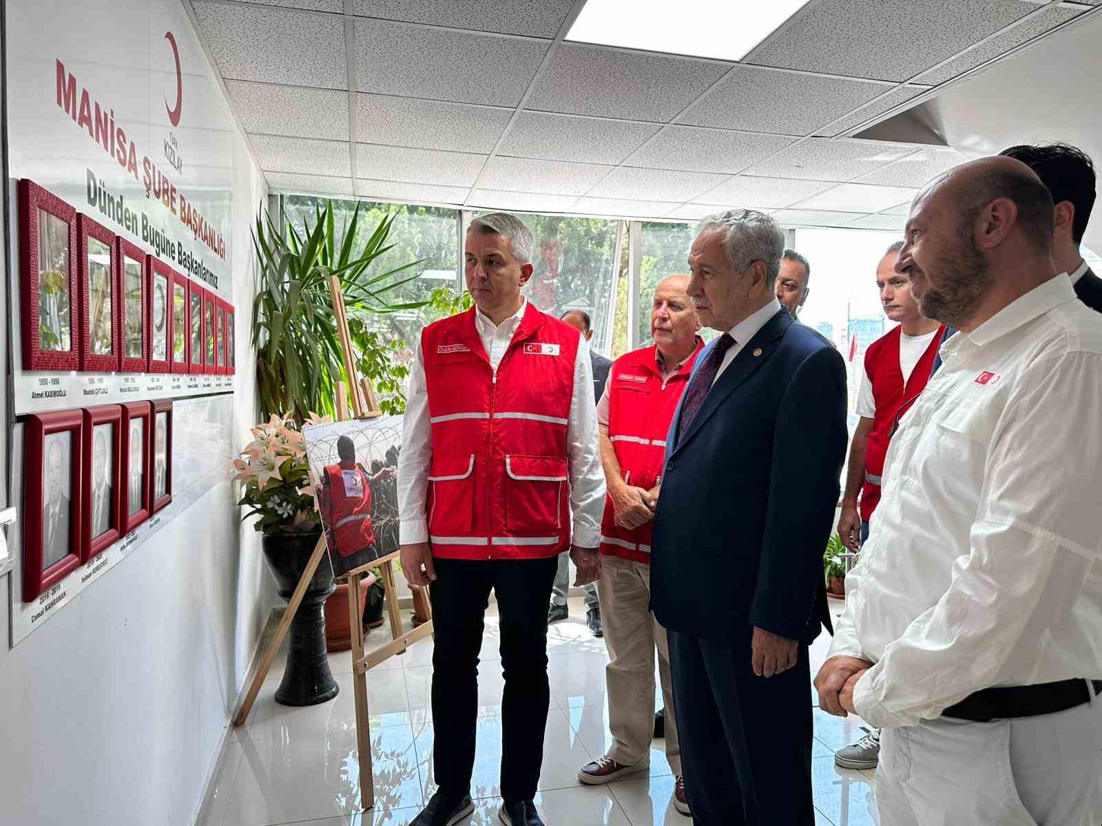 TBMM 22. D&ouml;nem Başkanı B&uuml;lent Arın&ccedil;&rsquo;tan T&uuml;rk Kızılay&rsquo;ına tebrik
