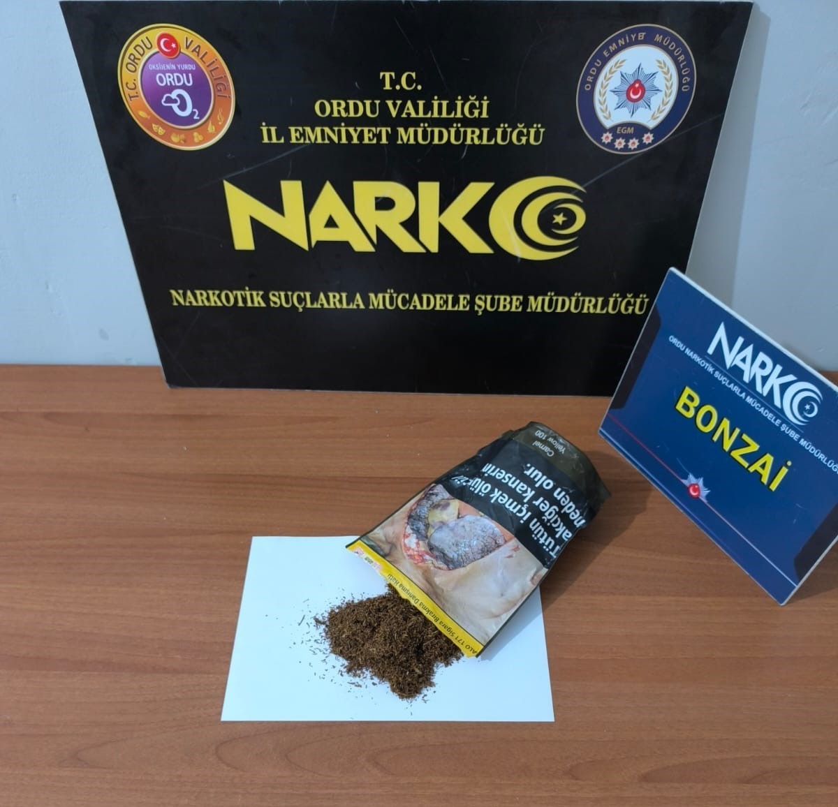 Ordu&rsquo;da 8 ayda 45 kilo uyuşturucu madde ele ge&ccedil;irildi
