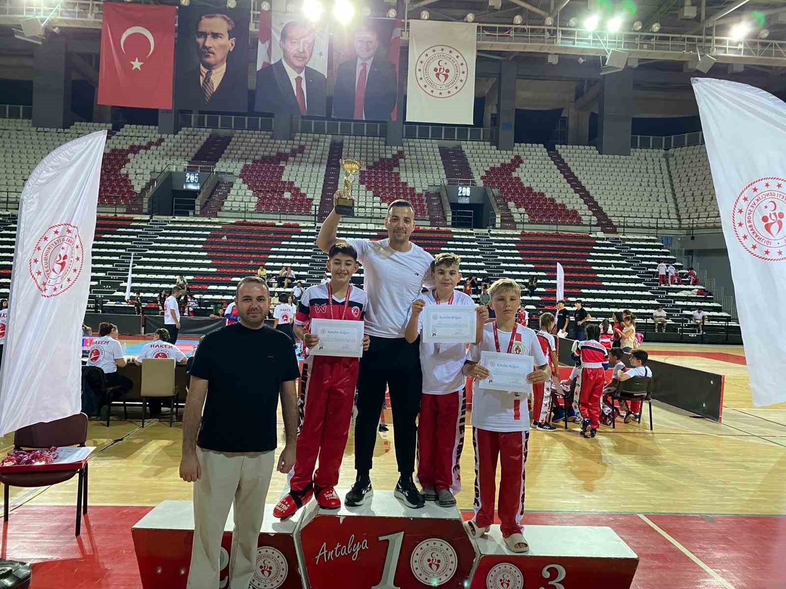 Kemer’e 6 madalya ile döndüler