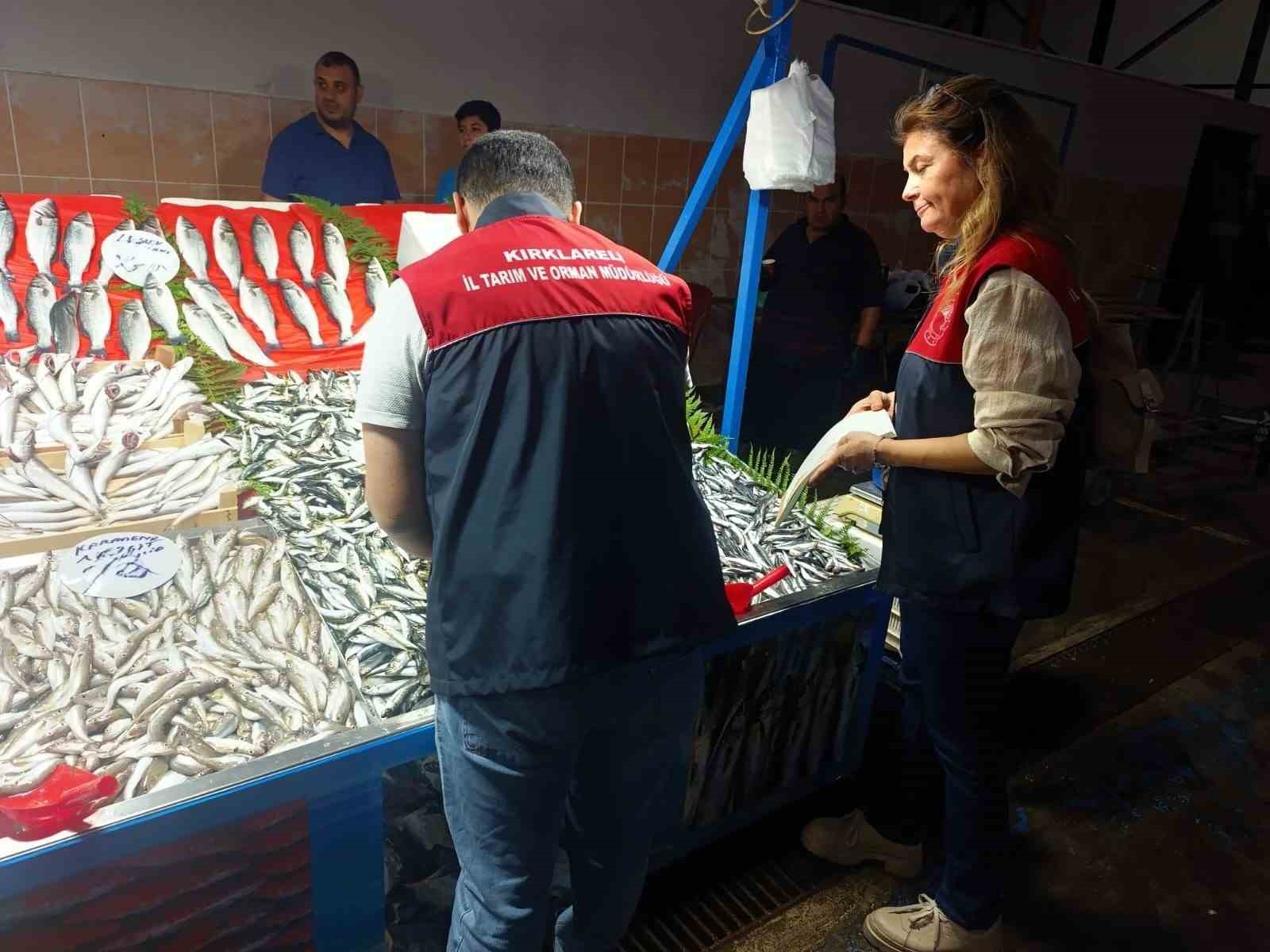 Kırklareli’nde balıkçılara denetim
