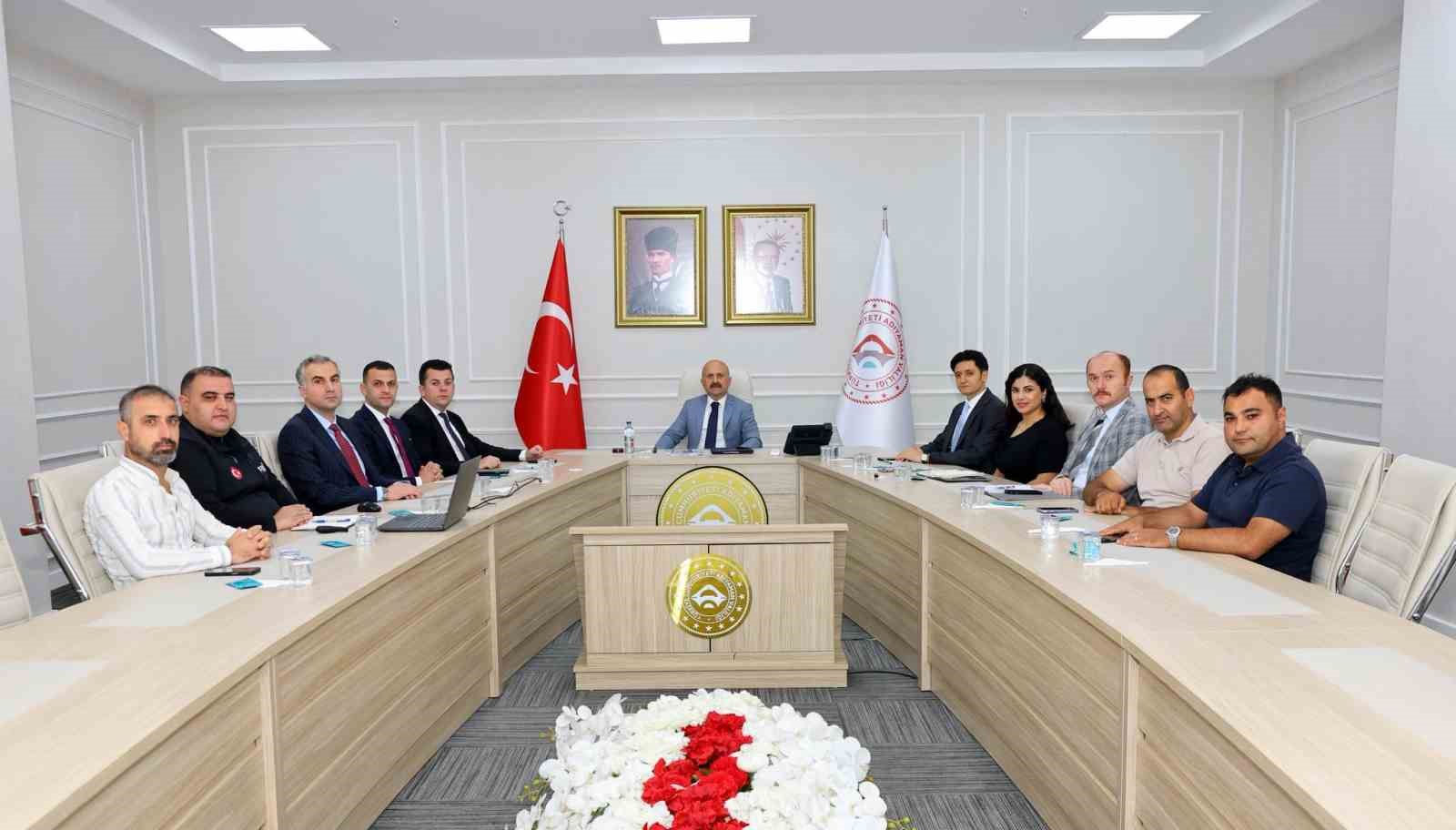 Adıyaman’da deprem konutları ve altyapı çalışmaları değerlendirildi