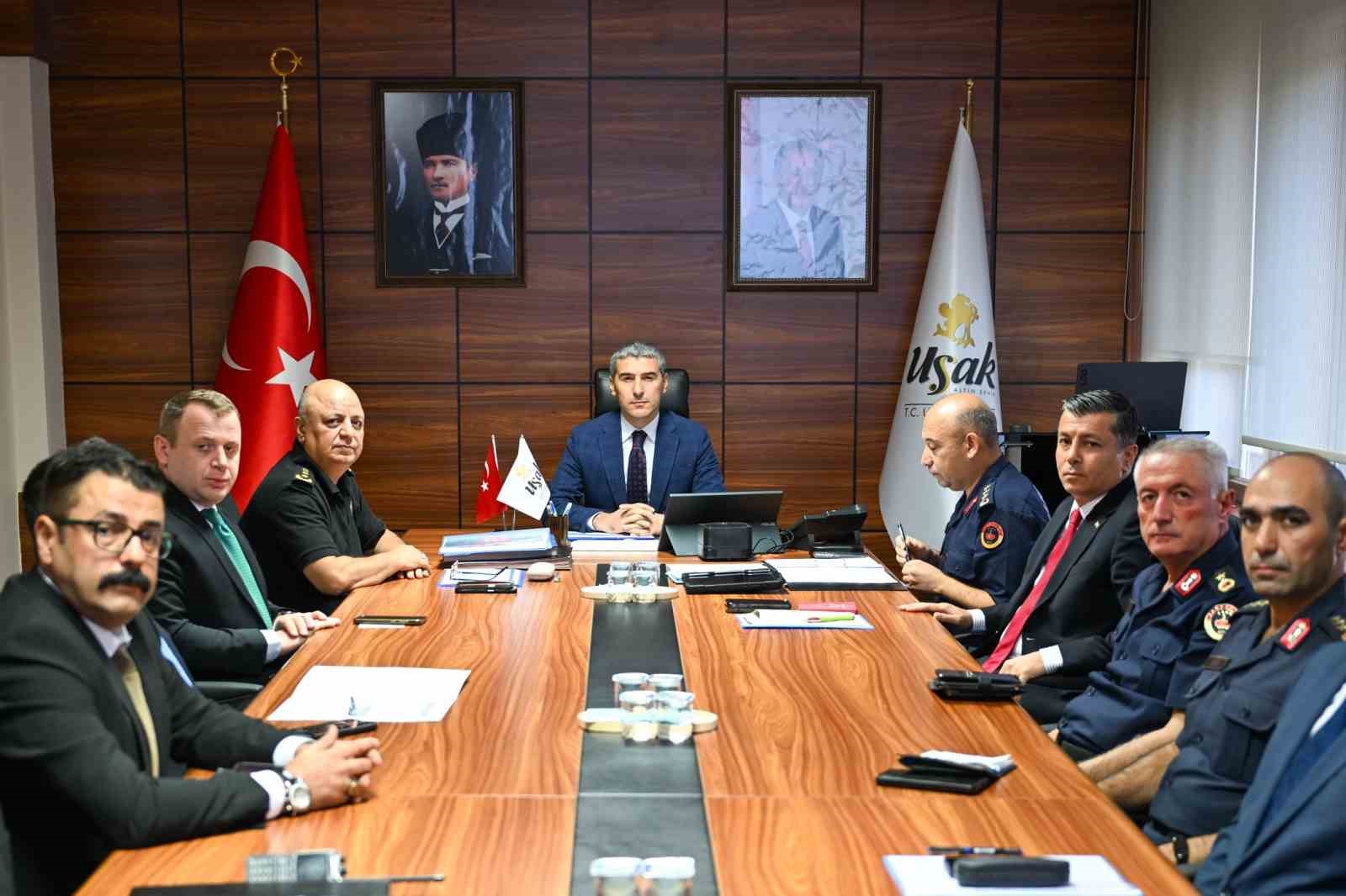 Uşak İl G&uuml;venlik ve Asayiş Koordinasyon Toplantısı ger&ccedil;ekleştirildi
