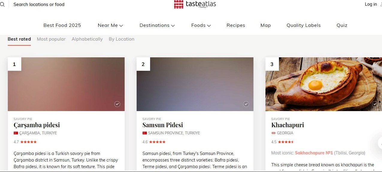 Dünyanın en iyi turtası ’Çarşamba pidesi’