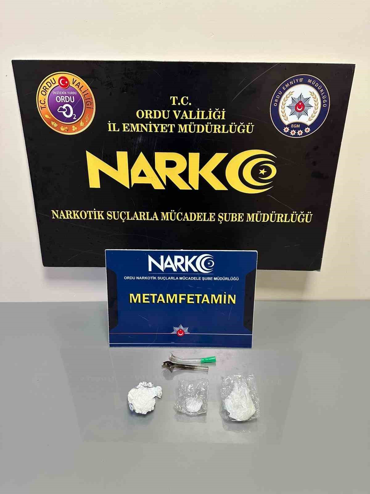 Ordu’da uyuşturucu operasyonları: 1 tutuklama