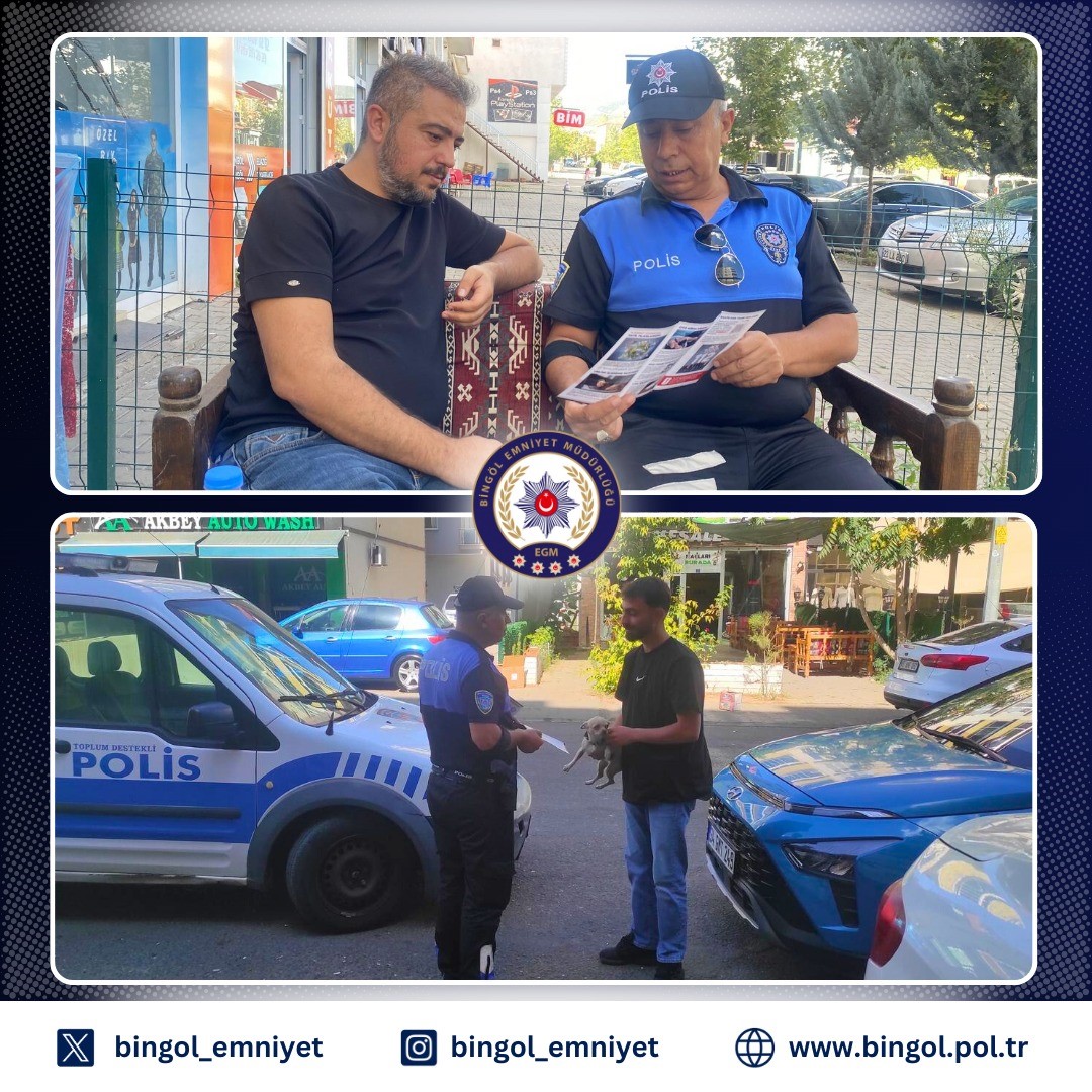 Bingöl’de vatandaşlar dolandırıcılık ve hırsızlık olaylarına karşı bilgilendirildi