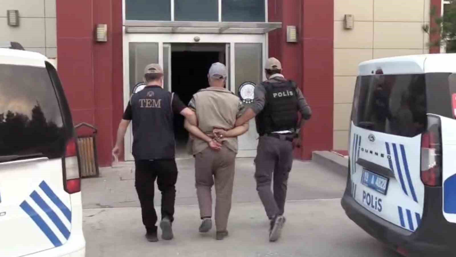 Kırmızı bültenle aranan DEAŞ’lı terörist Çorum’da yakalandı