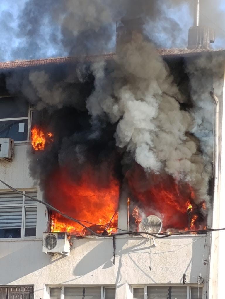 Hilvan Hükümet Konağı’nda yangın