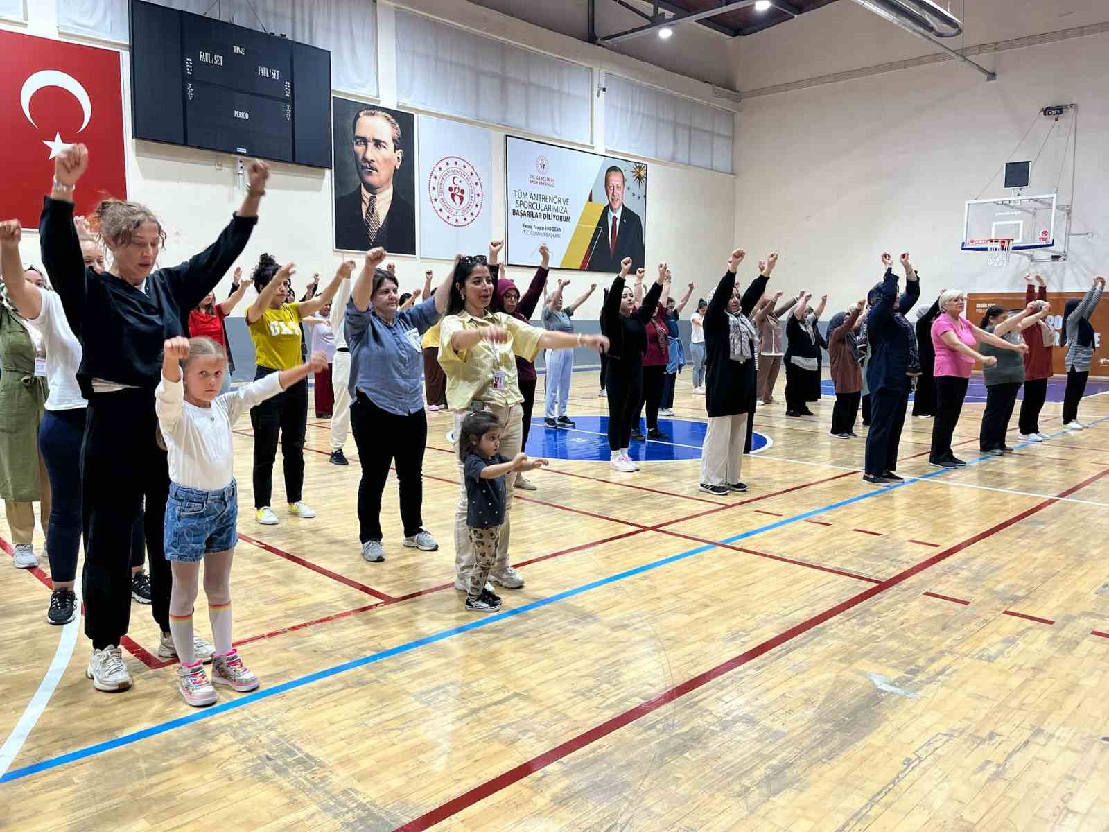 Karaman’da Halk Sağlığı Haftası’nda pilates etkinliği