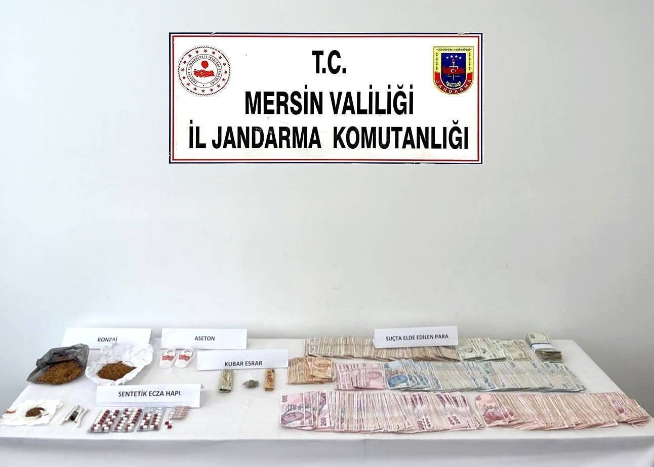 Mersin’de uyuşturucu operasyonu 4 şüpheli yakalandı