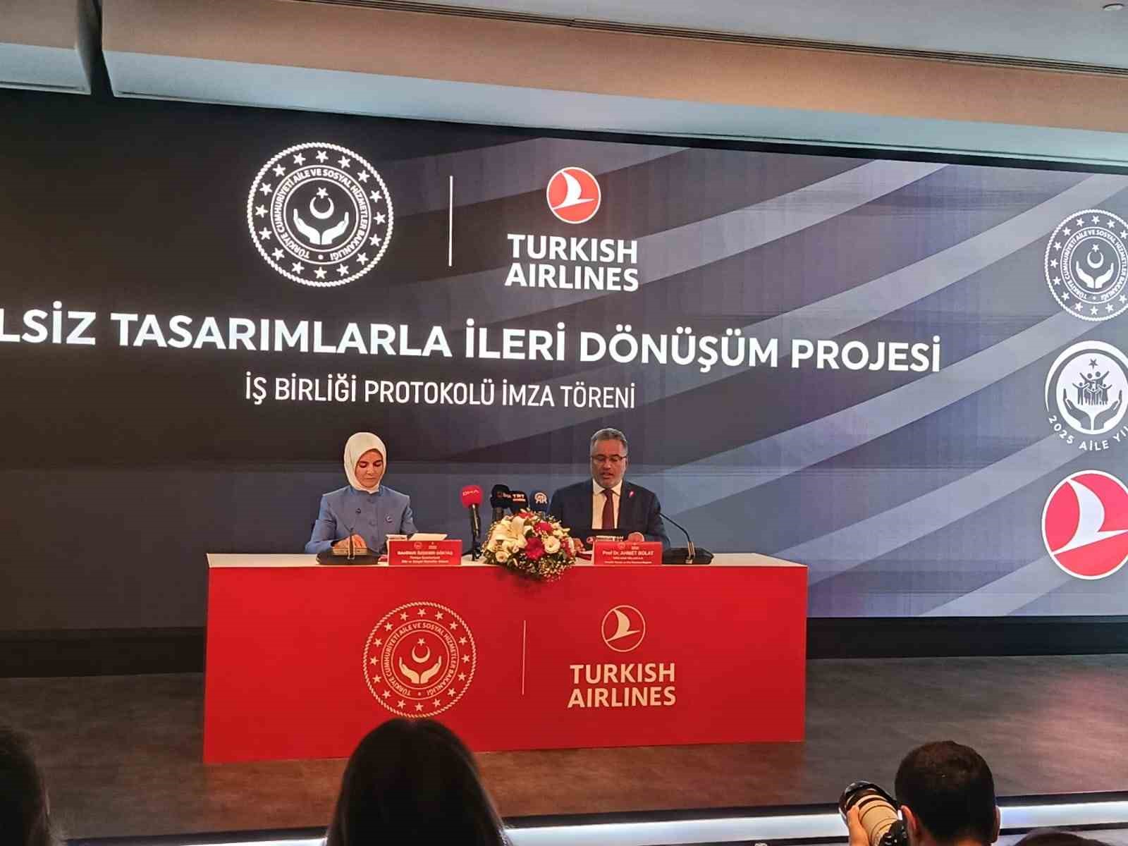 THY u&ccedil;aklarında &ouml;mr&uuml;n&uuml; tamamlamış &uuml;r&uuml;nler, engelsiz ellerde yeniden hayat bulacak
