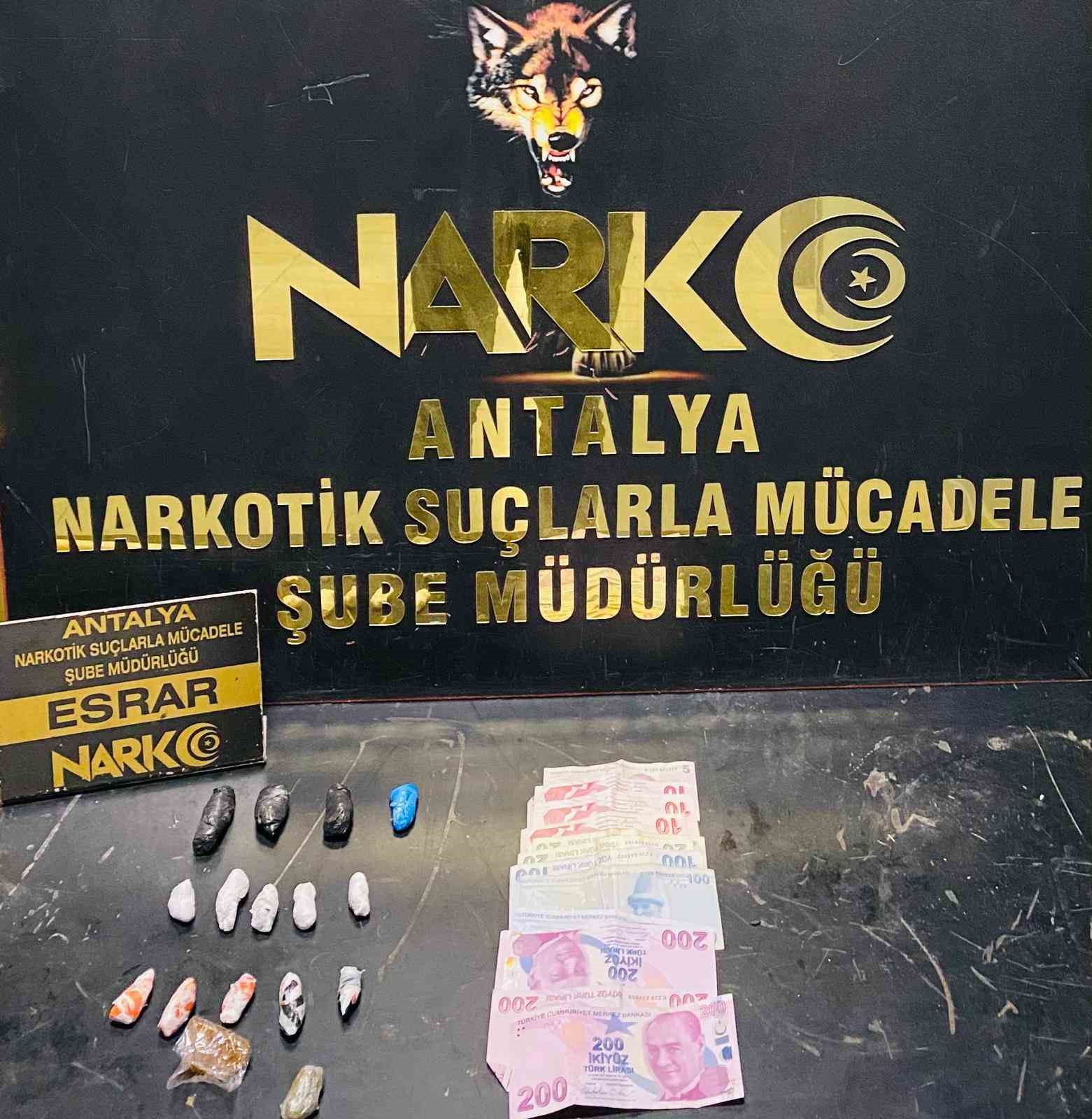 Antalya&rsquo;da 1 haftalık narkotik operasyonlarında 193 ş&uuml;pheli yakalandı
