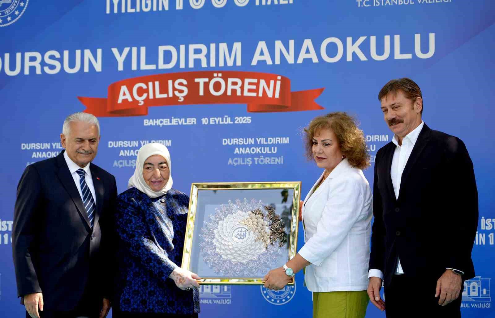 Bah&ccedil;elievler&rsquo;de Dursun Yıldırım Anaokulu&rsquo;nun a&ccedil;ılışı yapıldı
