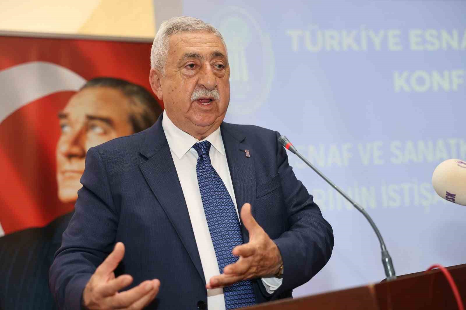 TESK Başkanı Palandöken: "Gerçek usule geçiş için alt yapı henüz hazır değil"