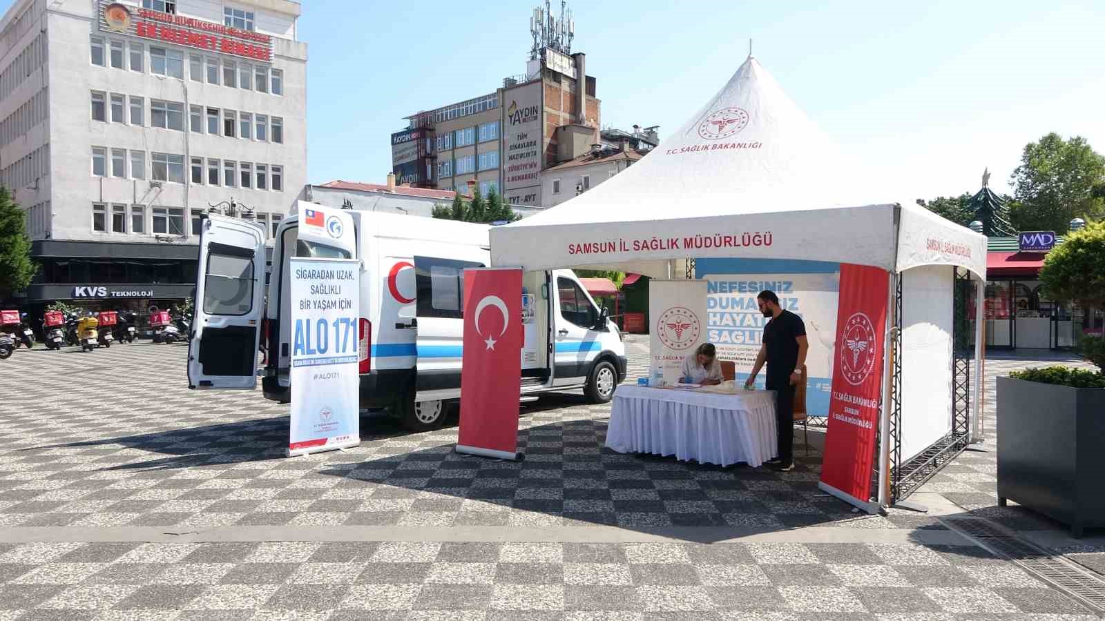 Samsun&rsquo;da 34 "T&uuml;t&uuml;nle M&uuml;cadele Timi" kuruldu
