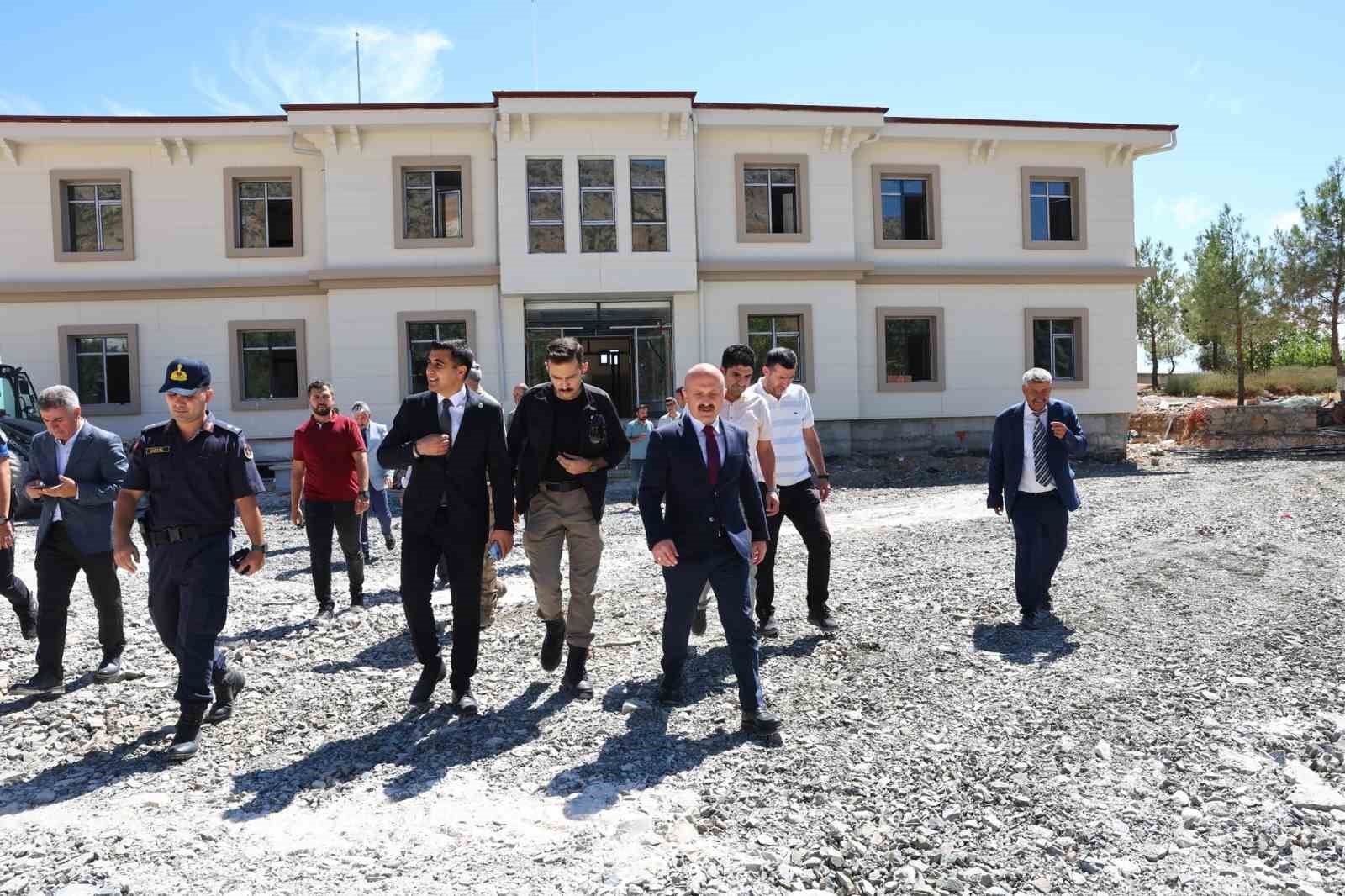 Tut ilçesi jandarma komutanlığı yeni hizmet binasında sona gelindi