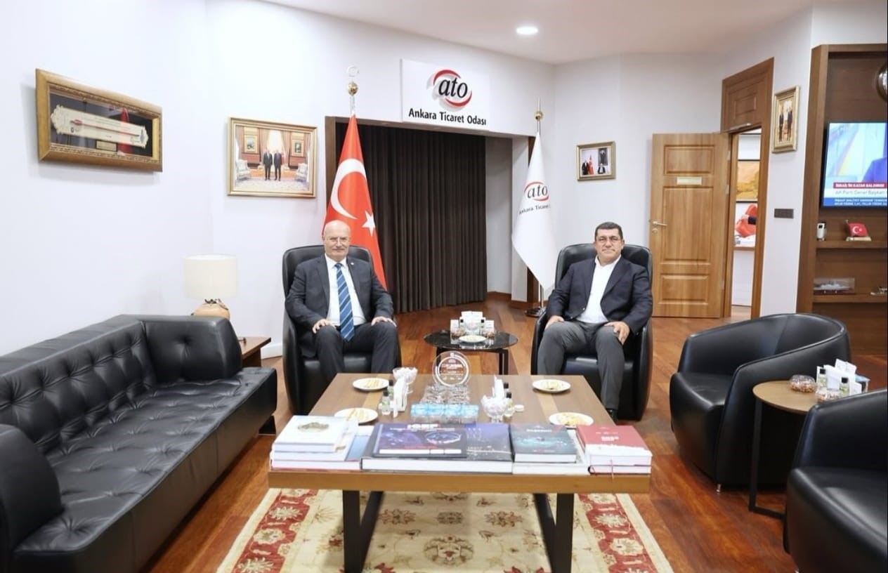 Nurettin Açıkalın’dan ATO Başkanı Baran’a ziyaret