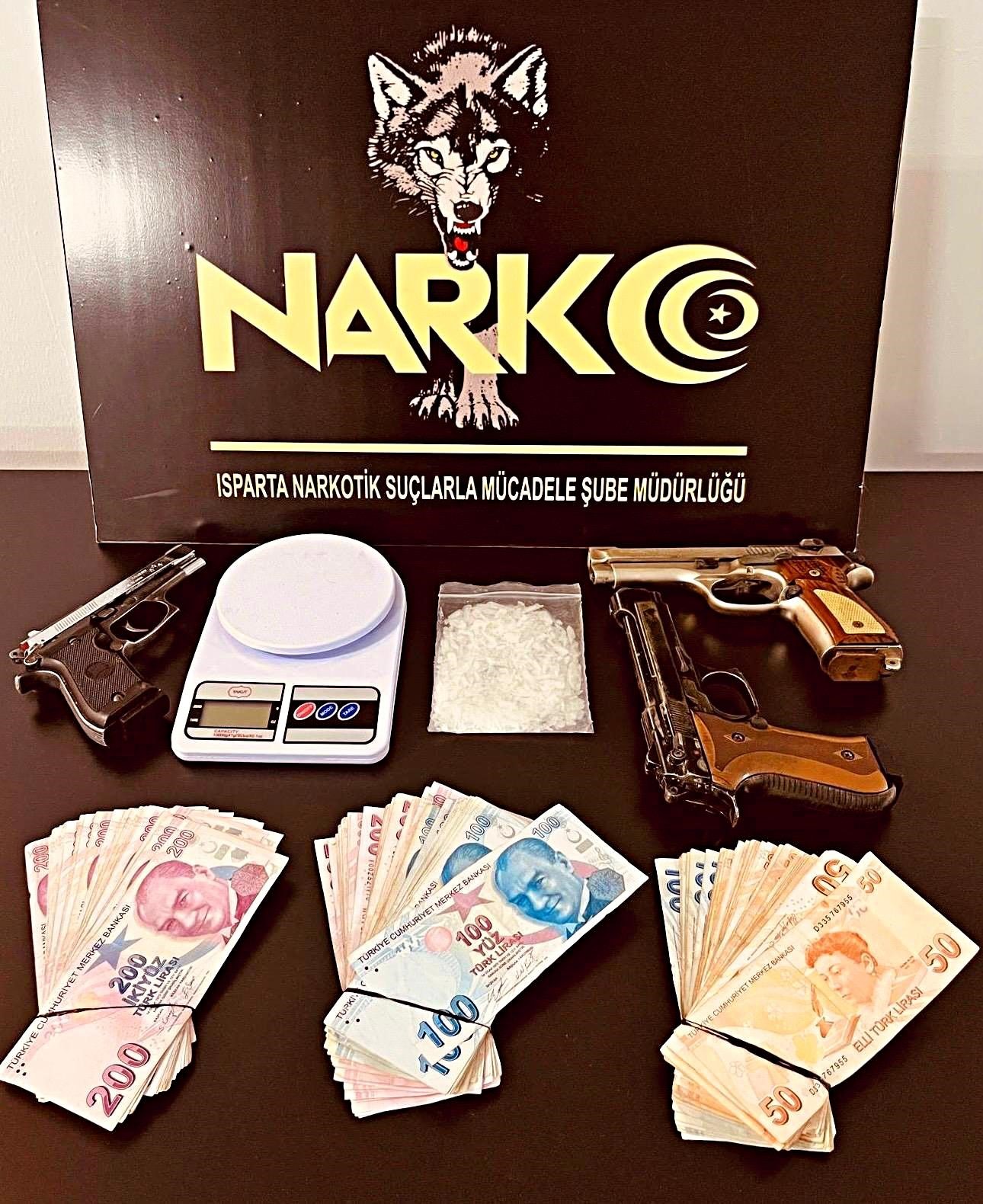 Isparta’da uyuşturucu operasyonunda 1 kişi tutuklandı