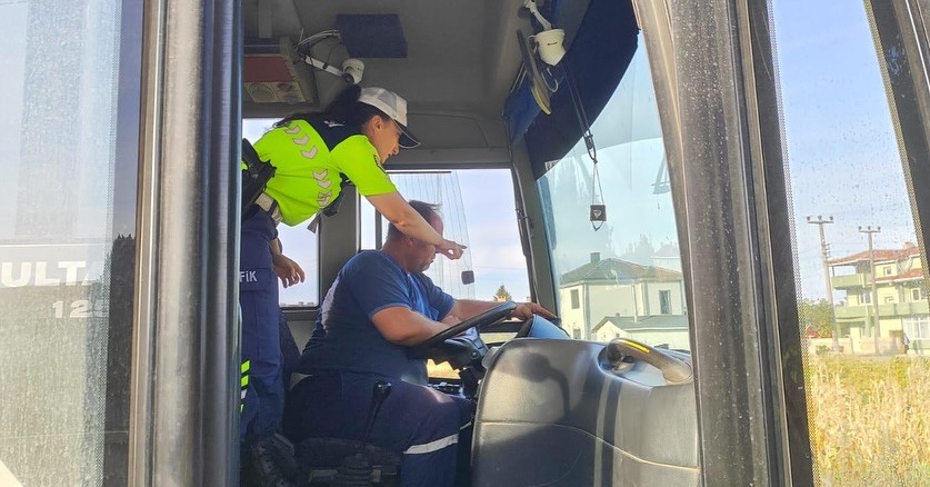 Kırklareli’nde okul servisleri denetlendi