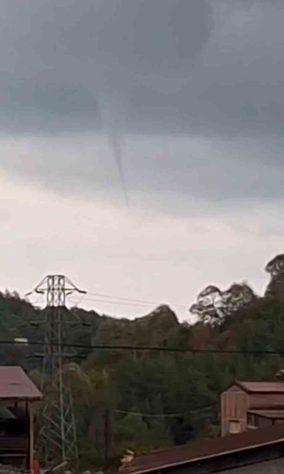 Amasra’da hortum kamerada