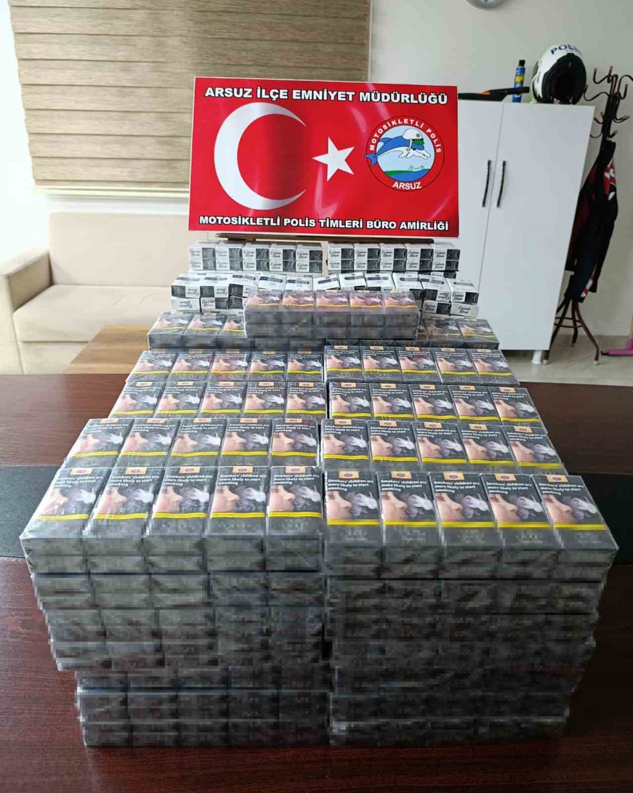 Hatay’da kaçak sigara operasyonu