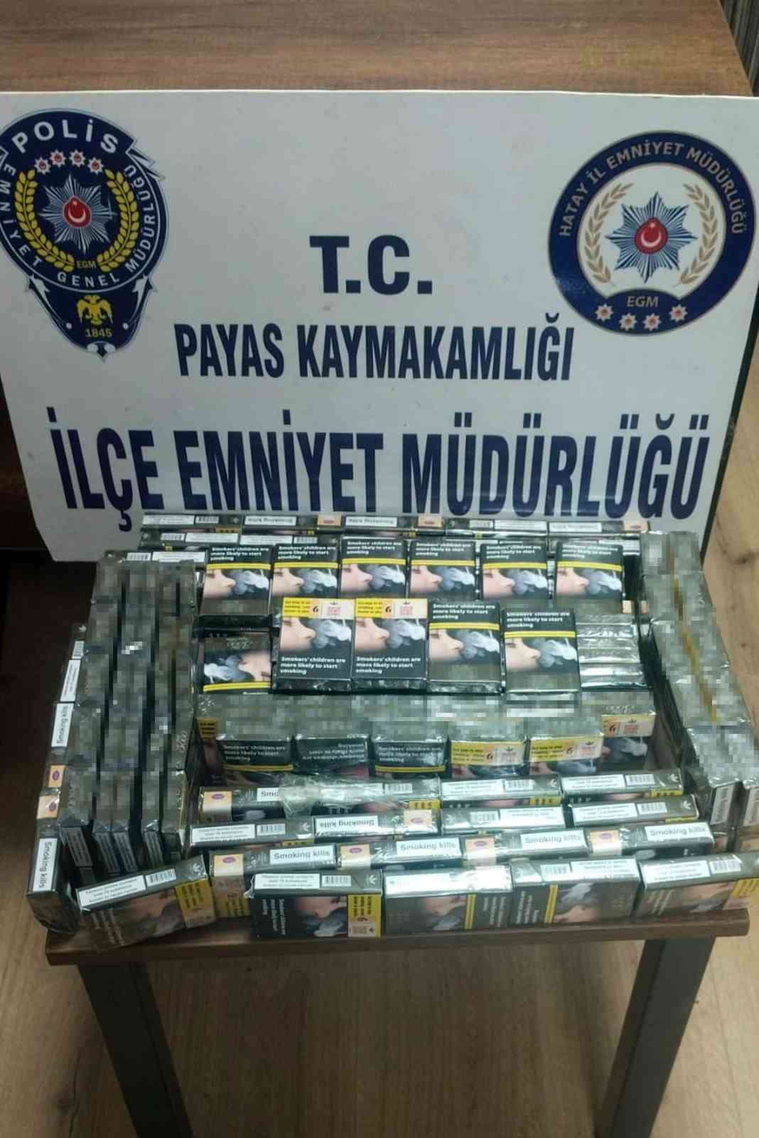 Hatay&rsquo;da ka&ccedil;ak sigara operasyonu
