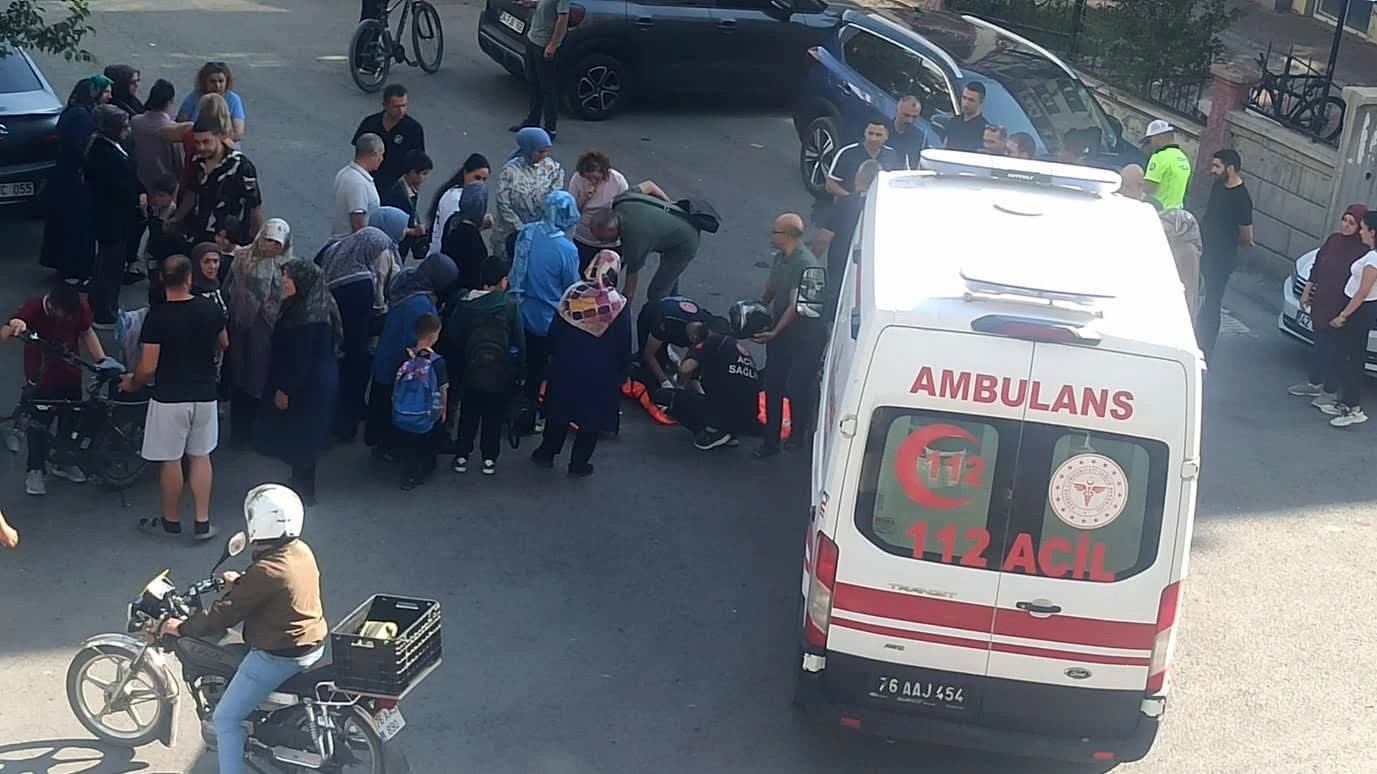 Iğdır&rsquo;da otomobille &ccedil;arpışan elektrikli bisiklet s&uuml;r&uuml;c&uuml;s&uuml; &ccedil;ocuk yaralandı
