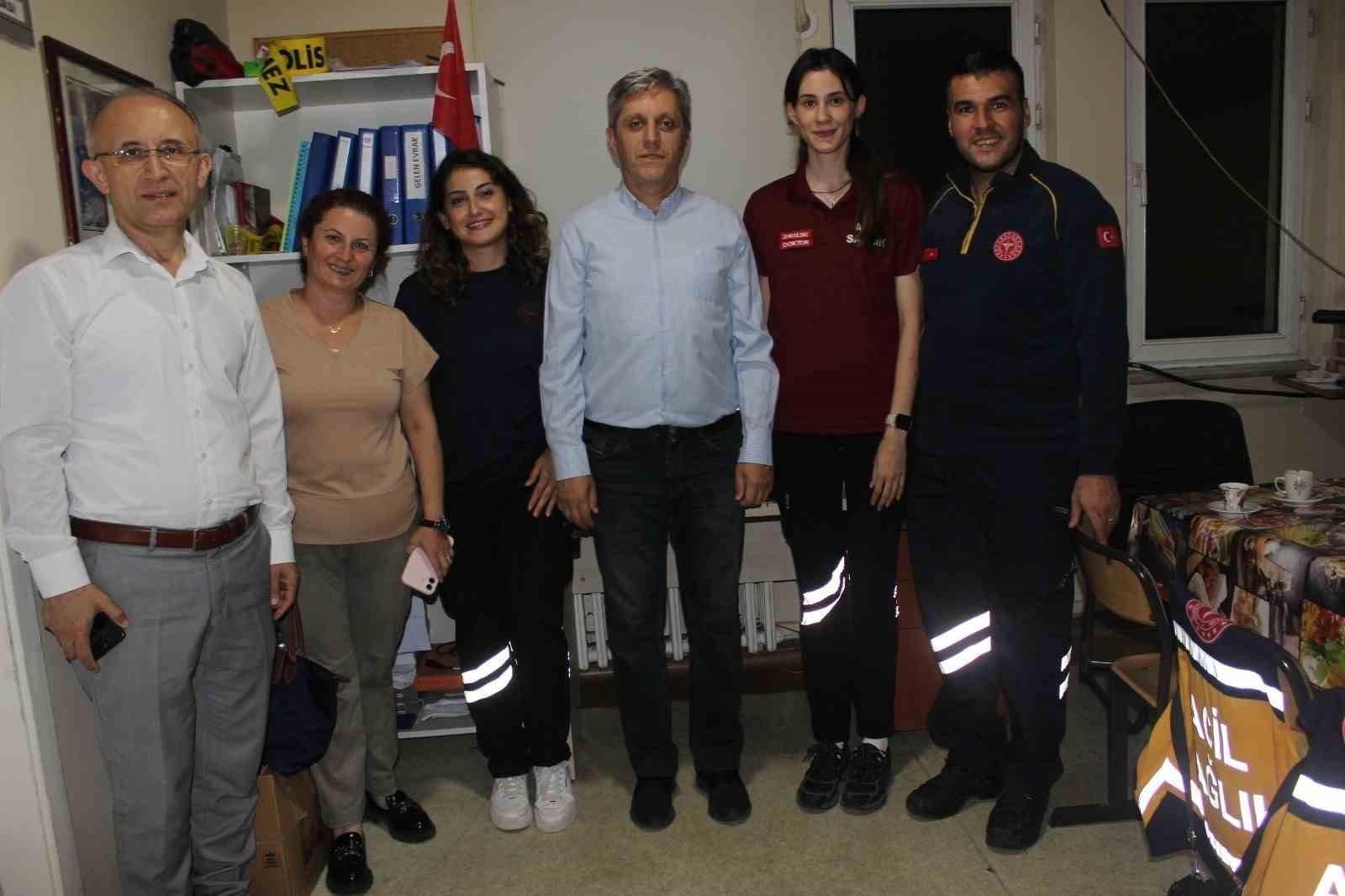 Acil ve 112 istasyonlarına gece denetimi
