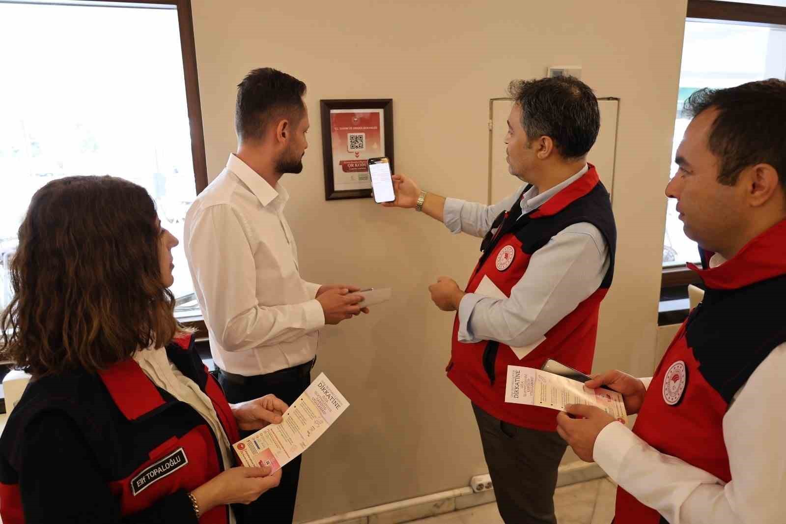 Gıda işletmelerine y&ouml;nelik karekod denetimi
