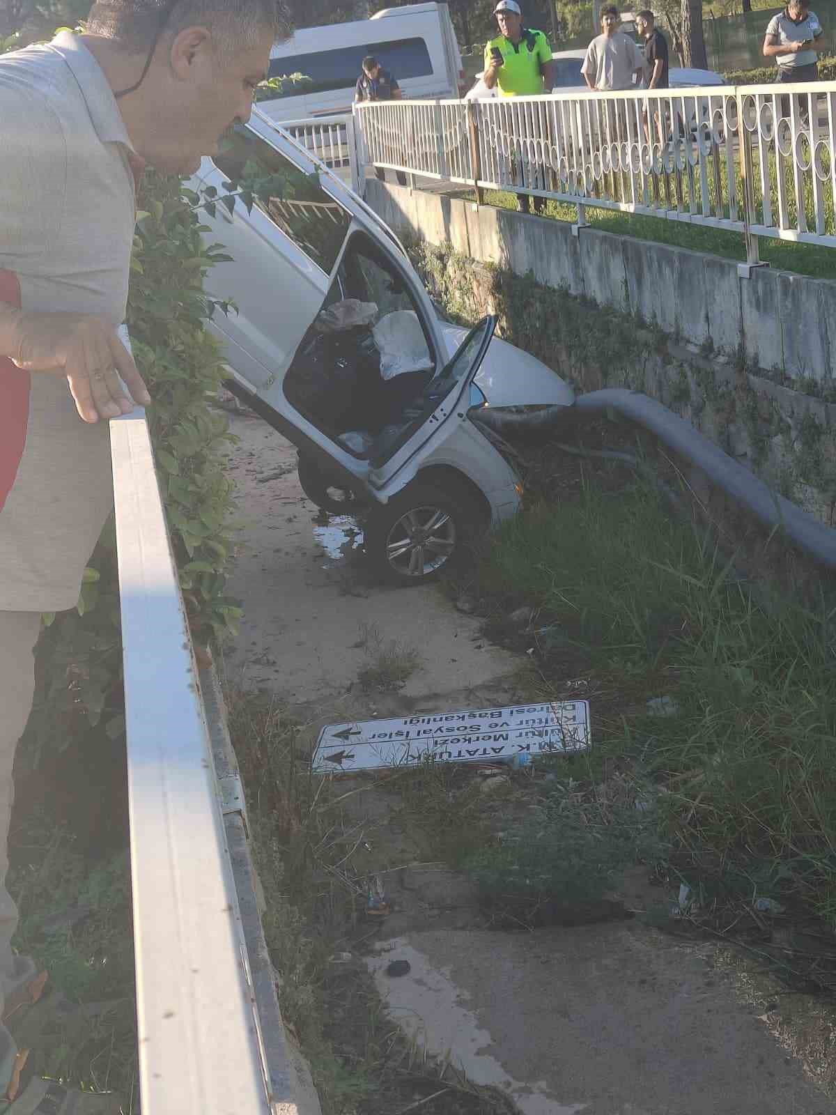 Menteşe’de trafik kazası: 2 yaralı