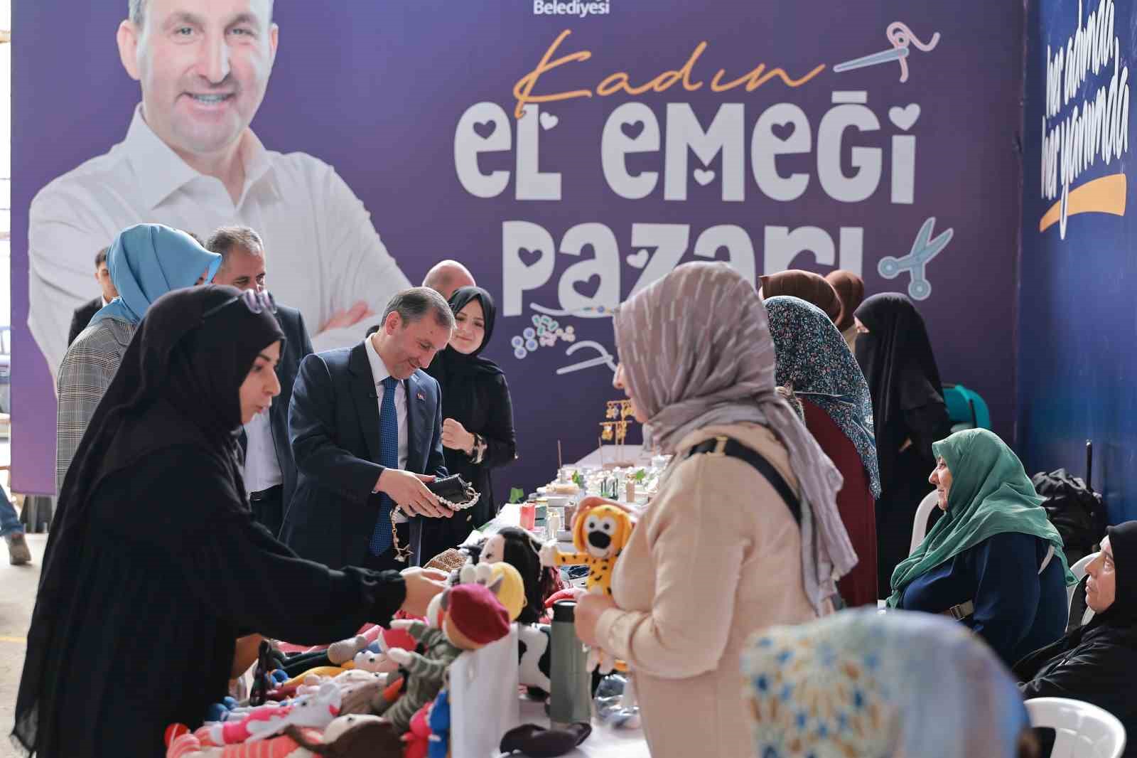 Sultanbeyli Belediyesi Kadın El Emeği Pazarı a&ccedil;ıldı
